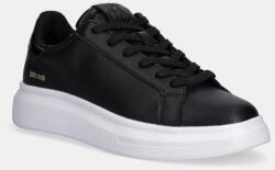 Just Cavalli bőr sportcipő - fekete Férfi 43 - answear - 41 990 Ft