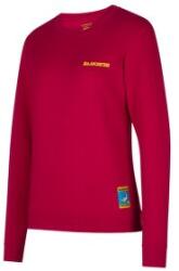 La Sportiva Climbing on the Moon Sweatshirt Women Tricou cu mânecă lungă Fucsia/Giallo S