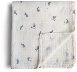 Mushie muszlin pólya - bálna (810052467818)