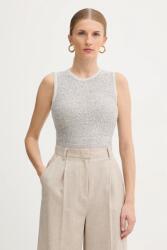 MARELLA mellény gyapjúkeverék - szürke S - answear - 58 990 Ft