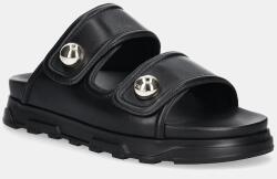 Furla bőr papucs Sfera Mule - fekete Női 41