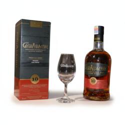 The GlenAllachie Whisky Glenallachie 10 Ani Spanish Virgin Oak, 48% 0.7L, Pahar Glencairn Copita Cadou