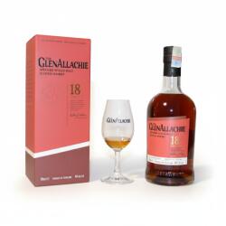 The GlenAllachie Whisky The Glenallachie 18 Ani, 46% 0.7L, Pahar Glencairn Copita Cadou