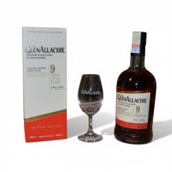 The GlenAllachie Whisky Glenallachie Oloroso Sherry Cask Finish 9 Ani, Pahar Glencairn Copita Cadou, 48%, 0.7L