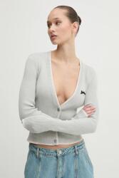 Rotate kardigán kasmír keverékből - szürke L