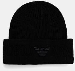 Emporio Armani gyapjú sapka - fekete L