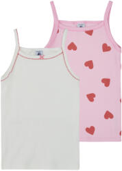Petit Bateau Maiouri și Tricouri fără mânecă Fete 2 CHEMISES BRETELLES Petit Bateau roz 10 ani