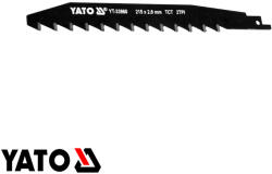 TOYA YT-33960 szablyafűrészlap falazóanyaghoz, karbid fogak 215x2, 0 mm (2 Tpi) (YT-33960)