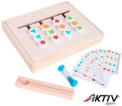 Sky Montessori szín és forma egyező fejtörő (SLX-20)