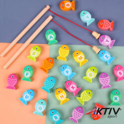 Sky Montessori horgász játék mágneses fa (SLX-10)