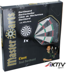 Masterdarts Darts tábla Masterdarts Classic sisal 45 cm (871125226414) - aktivsport