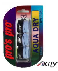 Pro's Pro Teniszütő grip Pros Pro Aqua Dry kék 3 db (G308d)