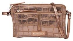 Burkely bronz krokkómintás mini bőr női kézi / válltáska 1000445.29. 66