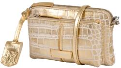 Burkely fényes arany / krokkómintás mini bőr női kézi / válltáska 1000445.29. 67