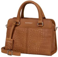 Burkely konyak barna / krokkómintás mini bőr női kézi / válltáska 1000850.29. 24