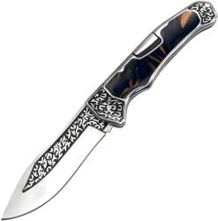 HARAHU Outdoor összecsukható kés A3154 - Barna / Fekete KP39513