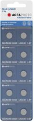 AgfaPhoto AG10 LR54 alkáli-mangán gombelem 10db/cs (150-805580) (150-805580) (150-805580)