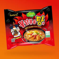 Samyang Buldak Hot Chicken Stew pörkölt stílusú csípős csirke ramen tészta 145g Szavatossági idő: 2026-05-06