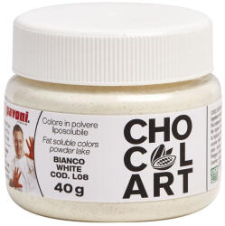 La Pavoni COLOR FEHÉR, Zsíroldékony csokoládé színező, azómentes, 40 g (L08SB)