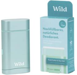 WILD Dezodor kezdőszett - Fresh Cotton & Sea Salt - 40 g