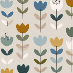 Takoy Téli softshell bézs virágok Meneli