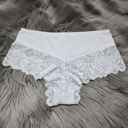 Lemila Csipkés pamut brazil alsó Fehér, 2XL 113026