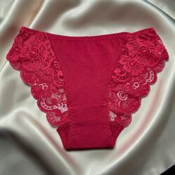 Lemila Csipkés pamut alsó Piros, XL 112984
