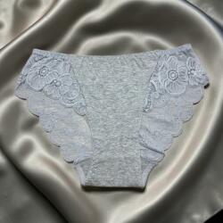Lemila Csipkés pamut alsó Világos szürke, M 112995
