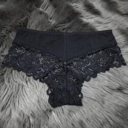 Lemila Csipkés pamut brazil alsó Fekete, M 113027