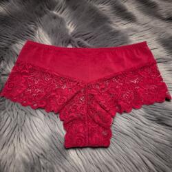 Lemila Csipkés pamut brazil alsó Piros, 2XL 113034