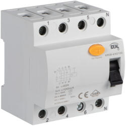 Kanlux Életvédelmi relé, 4P ITS KRD6-4 életvédelmi relé(38739) 23206
