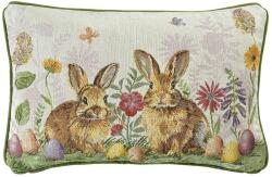 Sander gobelin töltött díszpárna TWO BUNNIES 32x48cm FB40 (790985FB40)