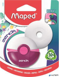 Maped Radír, műanyag tokos, utántöltővel, MAPED "Zenoa", vegyes színek (133200)