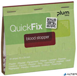 Plum Sebtapasz utántöltő "Quick Fix", 45 darabos, vérzéscsillapító, PLUM