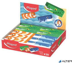 Maped Radír display, állatos, MAPED „Animals, vegyes minták (123401)