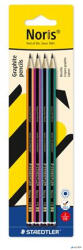 STAEDTLER Grafitceruza készlet, HB, hatszögletű, STAEDTLER "Noris® 120 colour edition", 4 darab (120-S BK4) - alter