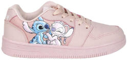 Cerdá Stitch&Angel rózsaszín prémium műbőr sportcipő