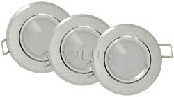 Polux SUN 305275 Beépíthető spotlámpa 1x3, 5W/GU10 3000K 250LM IP20 (305275)