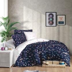 First Choice Lenjerie de pat bumbac satin de lux 6 piese, First Choice, Muses cu note musicale Lenjerie de pat