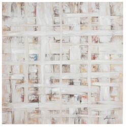 Bizzotto Tablou decorativ abstract pictat manual canvas Texture 140x3, 5x140h (0245282)