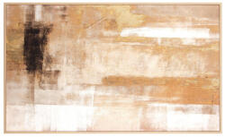 Bizzotto Tablou decorativ pictat manual canvas abstract nuante maro Bold 204x5x124h (0242978)