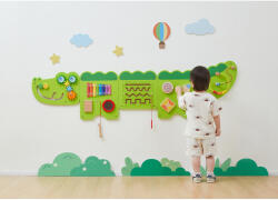 Viga Toys Jucarie senzoriala de perete crocodil junior, viga (44755) - bekid