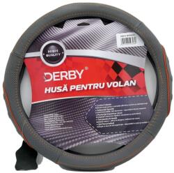 DERBY Husa volan piele naturala DERBY Gri Orange (37-39 cm) (13095056)