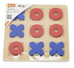 Viga Toys X si 0 din lemn, joc de logica si strategie, viga (44721) - bekid