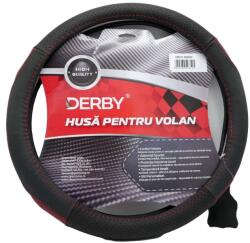 DERBY Husa volan piele naturala DERBY Rosu (37-39 cm) (13095059)