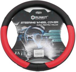 RUNKIT Husa volan piele sintetica Negru/Rosu (37-39 CM) (13033444)