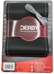 DERBY Husa volan neagra cu ac si ata 80 g, cusatura gri DERBY (13294053)