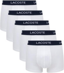 Lacoste Boxeri sport bărbați Lacoste Casual Cotton Stretch Boxer 5P - white (5H5203-001)