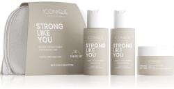Iconique STRONG LIKE YOU Repair & Strengthening Set utazási készlet a károsult hajra
