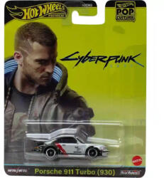 Mattel Hot Wheels Premium Pop Culture Cyberpunk 2077 Porsche 911 Turbo (930) kisautó (HXD95) - morzsajatekbolt